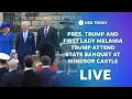 Download Lagu Watch live: President Trump and First Lady Melania Trump attend state banquet at Windsor Castle