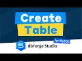 How to Create Table in MySQL with dbForge No Coding