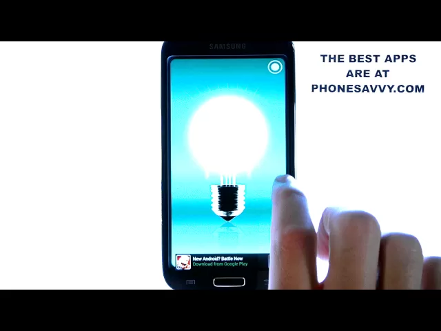 Фонарик - Tiny Flashlight для Андроид – Видеообзор