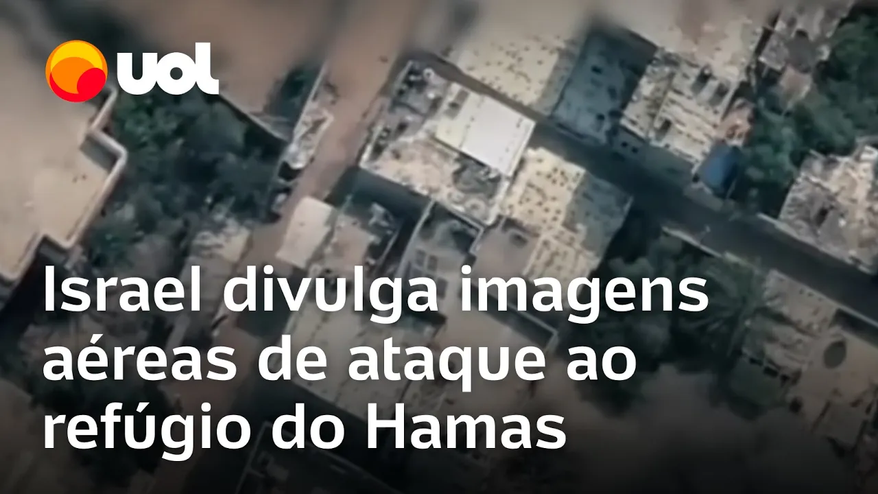 Israel: Exército divulga vídeo de imagens aéreas de ataque a supostos refúgios do Hamas