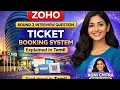 Zoho Round 3 Interview Question Ticket Booking System Mini Project Explained in Tamil Java
