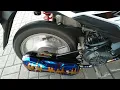 New knalpot dr.sound racing exhaust leheran stanlis blue bakar corong stanlis mberr gledekk