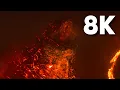 Burning Godzilla vs. King Ghidorah | Godzilla: King of the Monsters (2019) [8K Upscale]