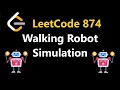 Walking Robot Simulation - Leetcode 874