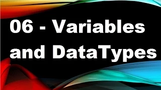 java tutorials urdu NFN 6 difference between variable and data types