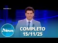 Lagu RedeTV! News (15/11/25) | Completo