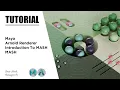 Introduction To MASH Maya Arnold Renderer Tutorial