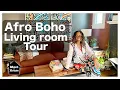HOUSE TOUR - Afro Boho Living Room