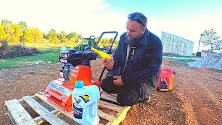 Harbor Freight Plate Compactor Setup and Review