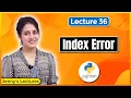 Fix Python Index Error List Index Out of Range Python Tutorials for Beginners