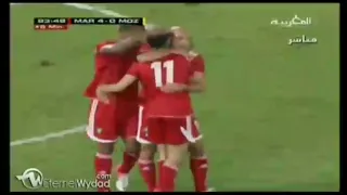 هدف الرابع للمغرب على الموزمبيق الرابع ربعة ربعة ربعة 