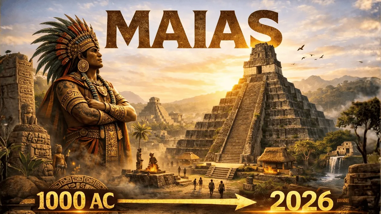 A História Completa da Civilização Maia em 15 minutos (Reconstrução por IA)