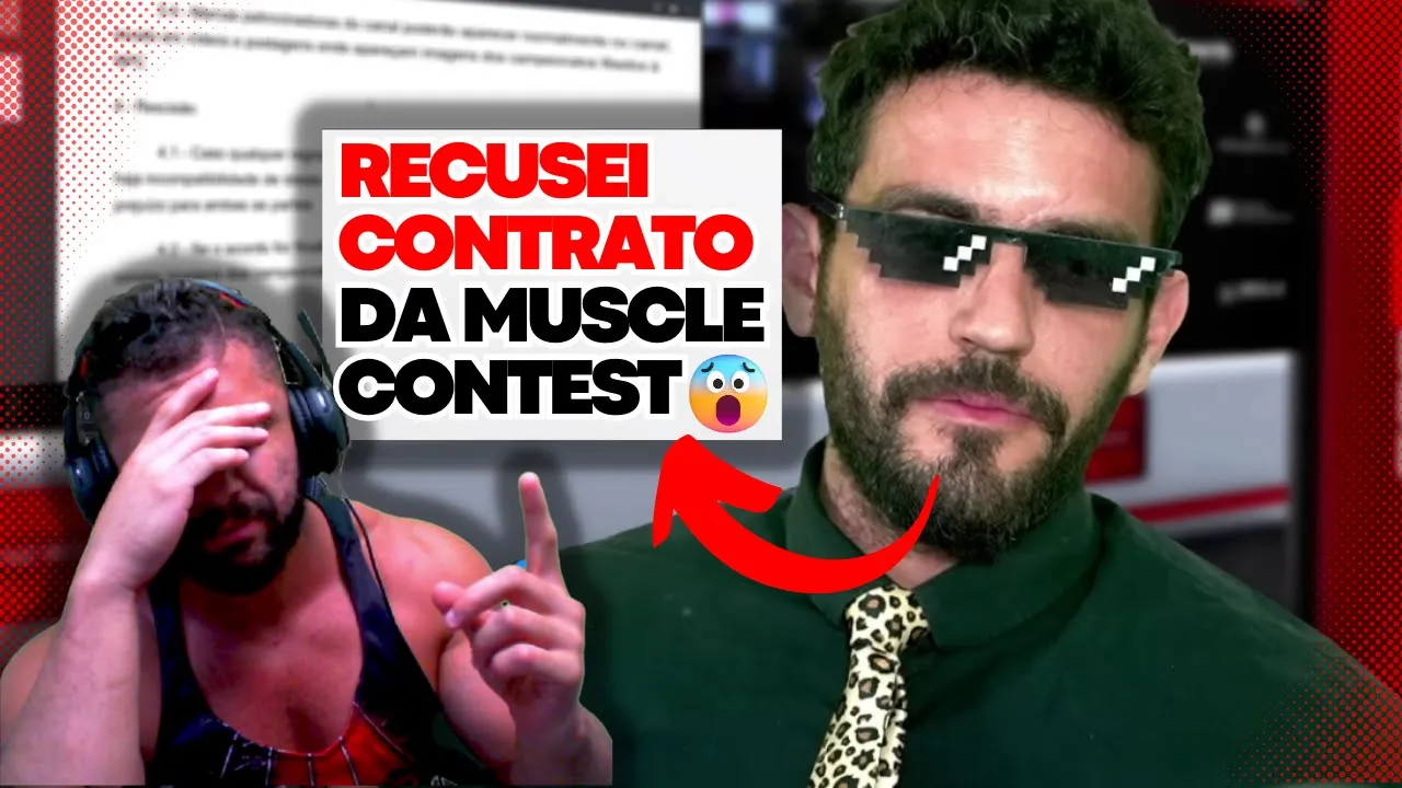 GORGONOID RECUSA CONTRATO DA MUSCLE CONTEST (REAL MOTIVO) - React Will Borges TV