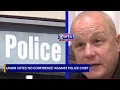 Union votes no confidence against Clearfield Regional Police Chief WTAJ