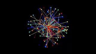 100 chaotic double pendulums butterfly effect With Python