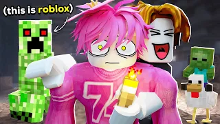 you can play minecraft on roblox now...
