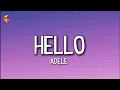 Adele - Hello (Lyrics)