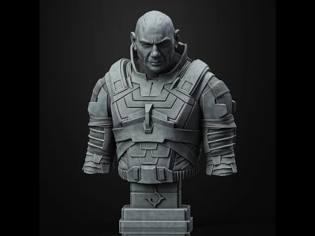 Count Glossu Rabban bust - Dune (Pre-Supported video thumbnail