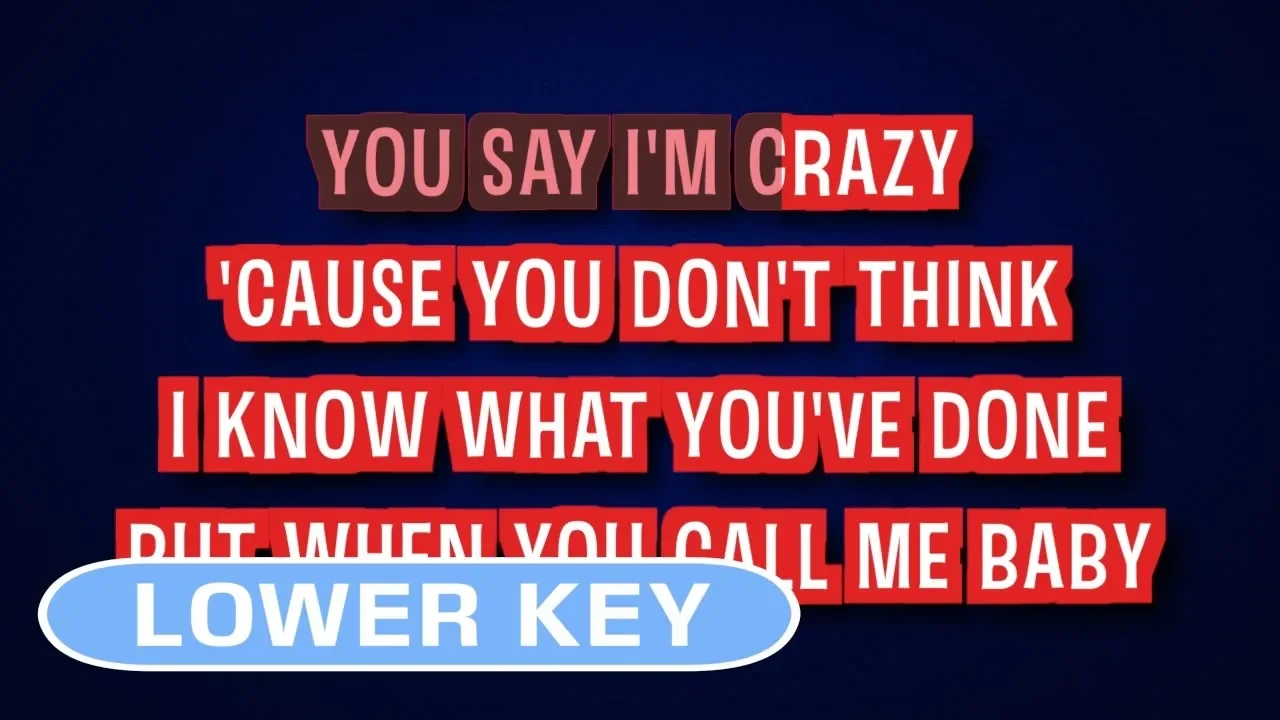 Sam Smith - I'm Not the Only One | Karaoke Lower Key