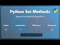Python Set Methods A Beginner s Guide with Practical Examples