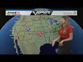 On again off again showers expected throughout Thursday