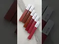 Download Lagu Maybelline matte ink lipstick swatches💕#maybellinelipstick #maybelline #transferprooflipstick #viral