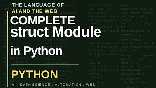 Struct Module in Python Python Standard Library