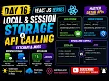 React JS Series Local Storage Session Storage API Calls