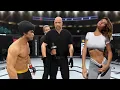 Bruce Lee VS Ashley Tervort EA Sports UFC