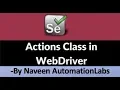 Actions Class In Selenium MouseMovement Right Click Drag Drop