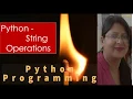 Python - String Operations by Shilpi Agrawal Hindi Urdu