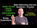 Answering Basic Networking Interview Questions a Help Desk Ticket