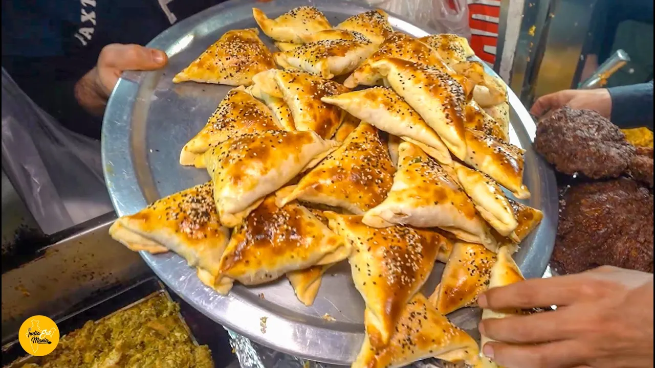 Shaheen Bagh Most Viral Afghani Chicken Samosa Rs. 30/- Only l Delhi Food Tour