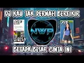 Download Lagu DJ KAU TAK PERNAH BERFIKIR BETAPA BESAR CINTA INI - ADISTA KU TAK BISA VIRAL TIK TOK FULL BASS❗