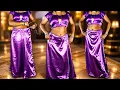 Purple Color Satin Petticoat How To Wear Satin Petticoat