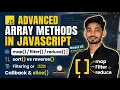 JavaScript Array Methods Tutorial filter map reduce sort slice Explained Sudhir Sir