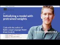 Initializing a Model with Pretrained Weights - Live Coding with Sebastian Raschka Chapter 6 4