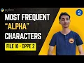 Find Most Frequent Character in a File in Python IITM Python OPPE 2 PYQ
