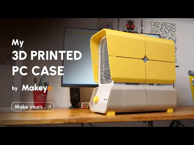 PC case mini ITX, micro ATX & ATX design by Makeyo video thumbnail