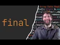 The Final Keyword - Java Programming