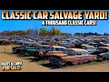 HUGE CLASSIC CAR JUNK YARD A THOUSAND CLASSIC CARS Classic Car Salvage Yard Junk Town USA 2024