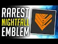Destiny 2 SECRET EMBLEM How To Get AFTER THE NIGHTFALL Emblem