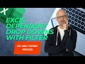 Excel Dependent Drop Downs with FILTER