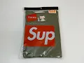 Supreme x Hanes Tagless T-shirts olive Unboxing