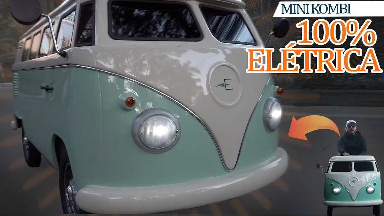 MINI KOMBI 100% ELÉTRICA! Com 2000W de potência ela é diversão garantida para todas as idades. Veja