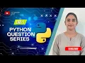 Python Objective Question Series Day 1 Basic to Advanced Python MCQs Python Quiz 2025