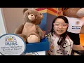 HeartWARMING HuGs Brown WEIGHTED Teddy Bear Build-A-Bear Workshop EXPERIENCE