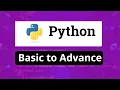 Python Programming Full Course for Beginners Basic to Advance