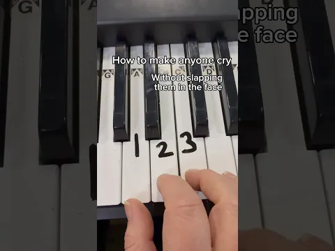 You might need a tissue #piano #easypiano #pianolessons