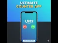 counter APP using HTML CSS JAVASCRIPT